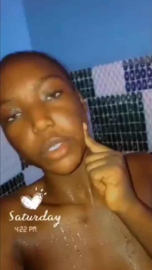 She's making a video for her boyfriend